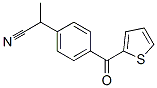 2-[4-(thien-2-ylcarbonyl)phenyl]propiononitrile 结构式