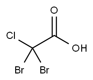 二溴一氯乙酸 结构式