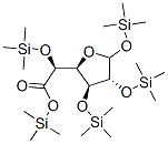 Trimethylsilyl 1,2,3,5-tetrakis-O-(trimethylsilyl)hexofuranuronate 结构式
