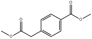 4-甲酸甲酯苯乙酸甲酯 结构式