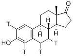 ESTRONE-[2,4,6,7-3H(N)] 结构式
