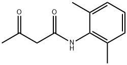 N-(2,6-二甲基苯基)-3-氧代丁酰胺 结构式
