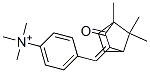 N,N,N-Trimethyl-4-[(4,7,7-trimethyl-3-oxobicyclo[2.2.1]hept-2-ylidene)methyl]benzenaminium 结构式