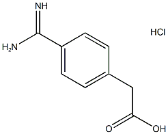 对脒基苯乙酸盐酸盐 结构式