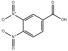3,4-二硝基苯甲酸 结构式