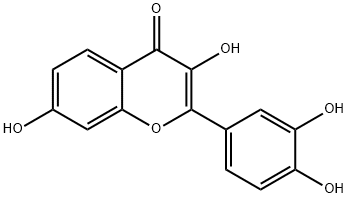 3,3',4',7-四羟基黄酮 结构式
