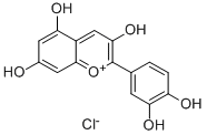 氯化矢车菊素 结构式