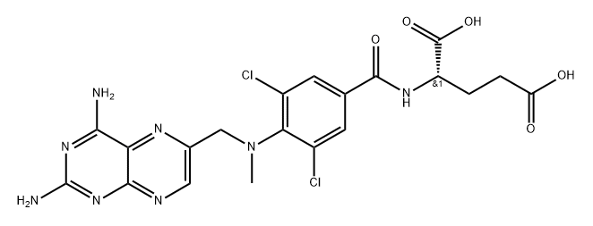 Dichloromethotrexate 结构式