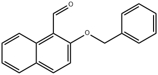 2-(BENZYLOXY)-1-NAPHTHALDEHYDE 结构式