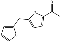 1-[5-(2-Furanylmethyl)-2-furanyl]ethanone 结构式