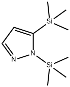 1,5-Bis(trimethylsilyl)-1H-pyrazole 结构式