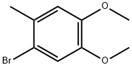 1,2-二甲氧基-4-溴-5-甲基苯 结构式