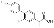 4-羟基氟吡洛芬 结构式