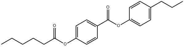 4-propylphenyl 4-[(1-oxohexyl)oxy]benzoate  结构式