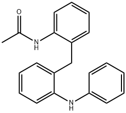 N-[2-[[2-(Phenylamino)phenyl]methyl]phenyl]acetamide 结构式