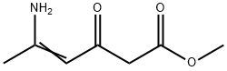 5-Amino-3-oxo-4-hexenoic acid methyl ester 结构式