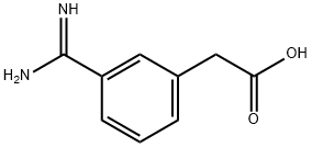 (3-CARBAMIMIDOYL-PHENYL)-ACETIC ACID 结构式