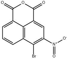 4-溴-3-硝基-1,8-萘酐 结构式