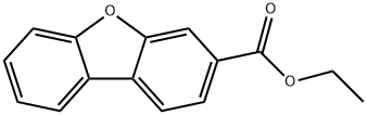 3-Dibenzofurancarboxylic acid ethyl ester 结构式