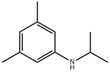 3,5-dimethyl-N-(propan-2-yl)aniline 结构式