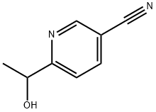 6-(1-羟乙基)烟腈 结构式