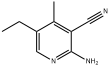 3-Pyridinecarbonitrile,  2-amino-5-ethyl-4-methyl- 结构式