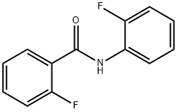 2-氟-N-(2-氟苯基)苯甲酰胺 结构式