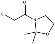 Oxazolidine, 3-(chloroacetyl)-2,2-dimethyl- (9CI) 结构式