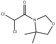 Oxazolidine, 3-(dichloroacetyl)-4,4-dimethyl- (9CI) 结构式