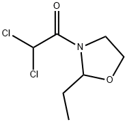 Oxazolidine, 3-(dichloroacetyl)-2-ethyl- (9CI) 结构式