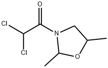 Oxazolidine, 3-(dichloroacetyl)-2,5-dimethyl- (9CI) 结构式