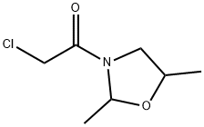 Oxazolidine, 3-(chloroacetyl)-2,5-dimethyl- (9CI) 结构式