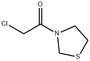 Thiazolidine, 3-(chloroacetyl)- (9CI) 结构式