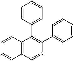 3,4-二苯基异喹啉 结构式