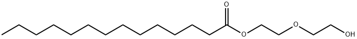 2-(2-hydroxyethoxy)ethyl myristate 结构式