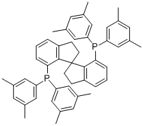 (S)-7,7'-双[二(3,5-二甲基苯基羟亚磷基))-1,1'-螺二氢茚 结构式
