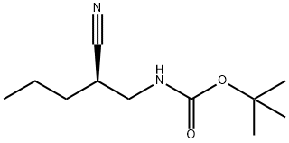 Carbamic acid, [(2R)-2-cyanopentyl]-, 1,1-dimethylethyl ester (9CI) 结构式