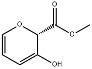 2H-Pyran-2-carboxylicacid,3-hydroxy-,methylester,(2S)-(9CI) 结构式