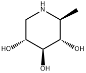 3,4,5-Piperidinetriol,2-methyl-,(2S,3S,4S,5R)-(9CI) 结构式