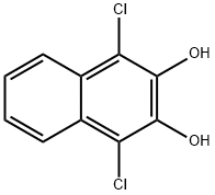 1,4-Dichloro-2,3-naphthalenediol 结构式