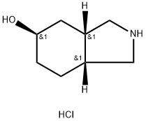 (3AR,5S,7AS)-2,3,3A,4,5,6,7,7A-OCTAHYDRO-1H-ISOINDOL-5-OL,HYDROCHLORIDE 结构式