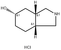 (3aS,5S,7aR)-octahydro-1H-isoindol-5-ol hydrochloride 结构式