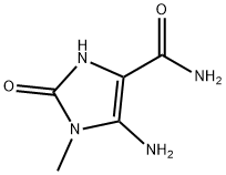 1H-Imidazole-4-carboxamide,  5-amino-2,3-dihydro-1-methyl-2-oxo- 结构式