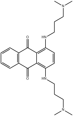 1,4-bis[[3-(dimethylamino)propyl]amino]anthraquinone 结构式