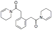 1,1'-[1,2-Phenylenebis(1-oxo-2,1-ethanediyl)]bis(1,2,3,4-tetrahydropyridine) 结构式