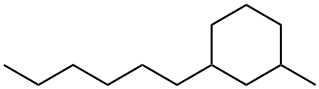 3-METHYL-1-HEXYLCYCLOHEXANE 结构式