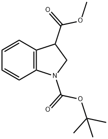 2,3-DIHYDRO-1H-INDOLE-3-CARBOXYLIC ACID METHYL ESTER 结构式