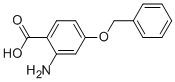 2-AMINO-4-(BENZYLOXY)BENZOIC ACID 结构式