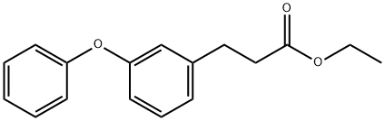 3-(3-PHENOXY-PHENYL)-PROPIONIC ACID ETHYL ESTER 结构式