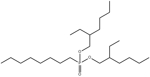 n-Octanphosphonsure-bis-(2-Ethylhexyl)ester 结构式